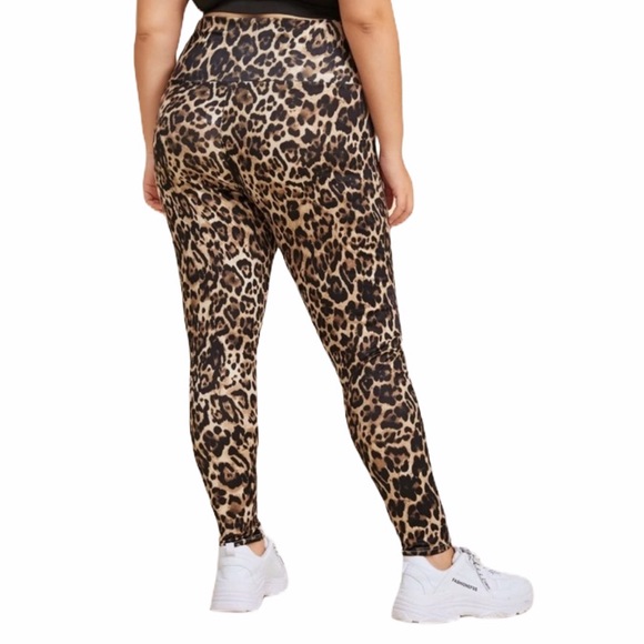 PLUS Leopard print leggings - Picture 2 of 4